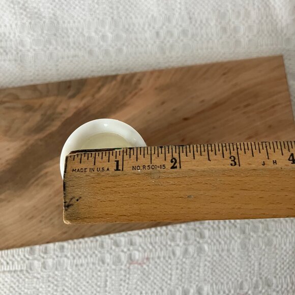 Vintage CLG Co. Milk Glass Bud Vase - Picture 4 of 5